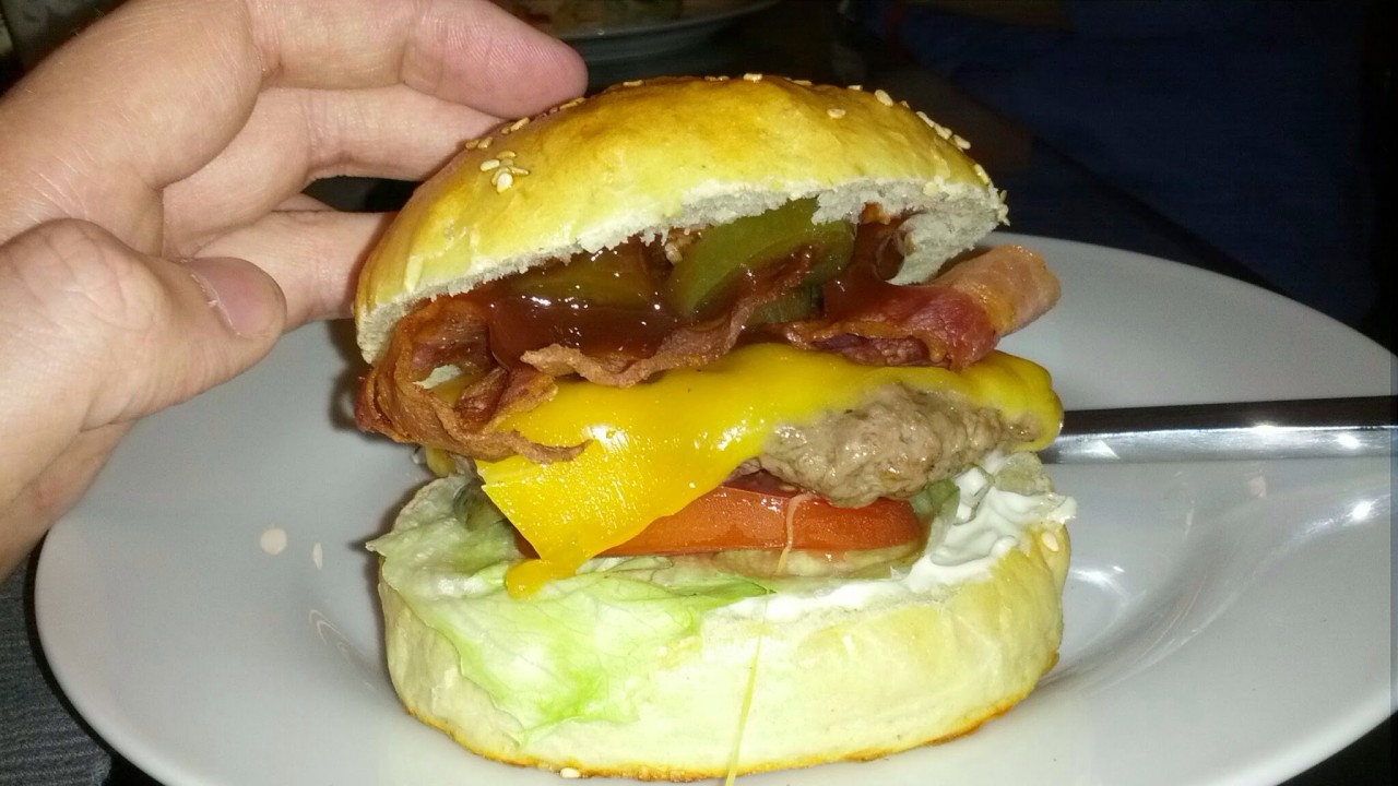 A burger