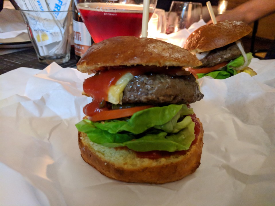 A burger