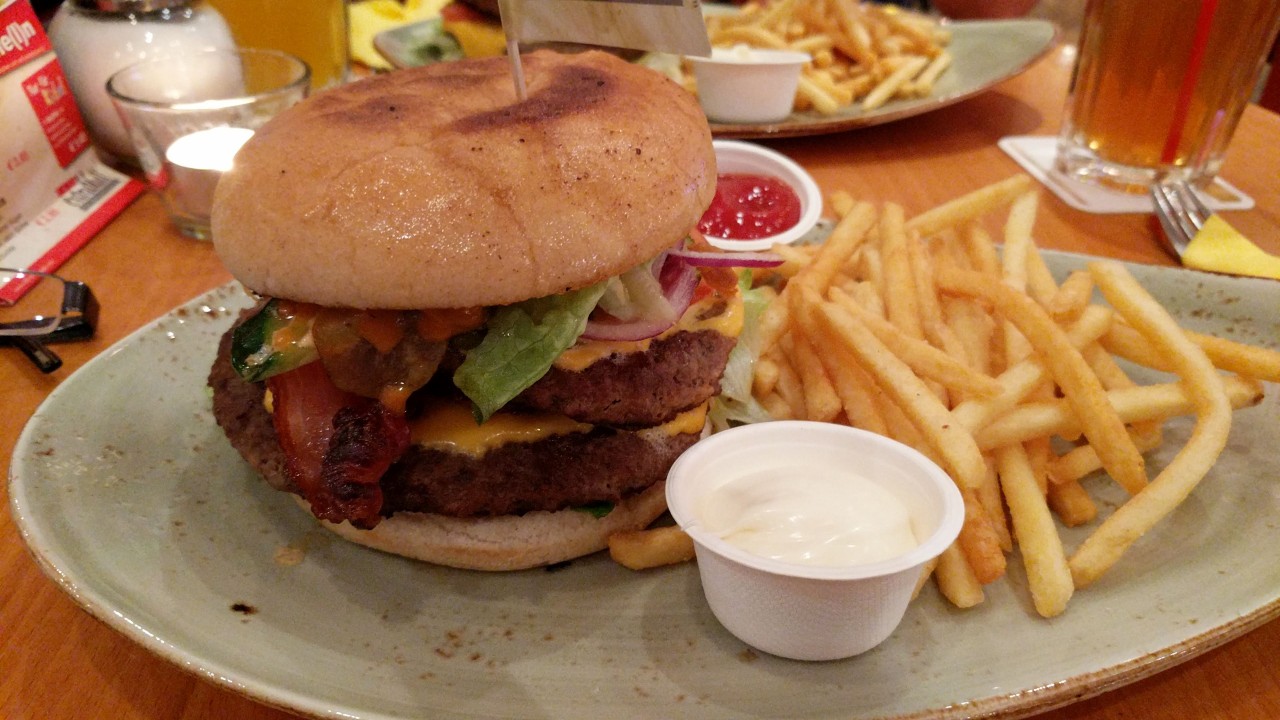 A burger