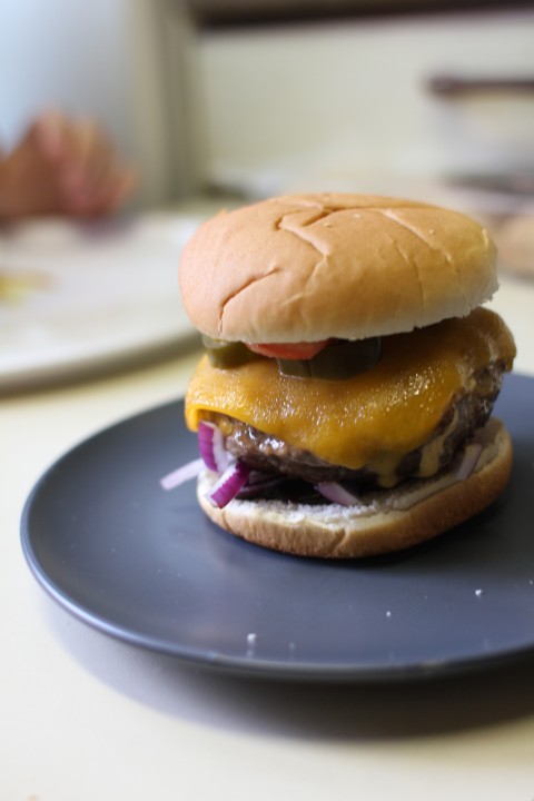 A burger