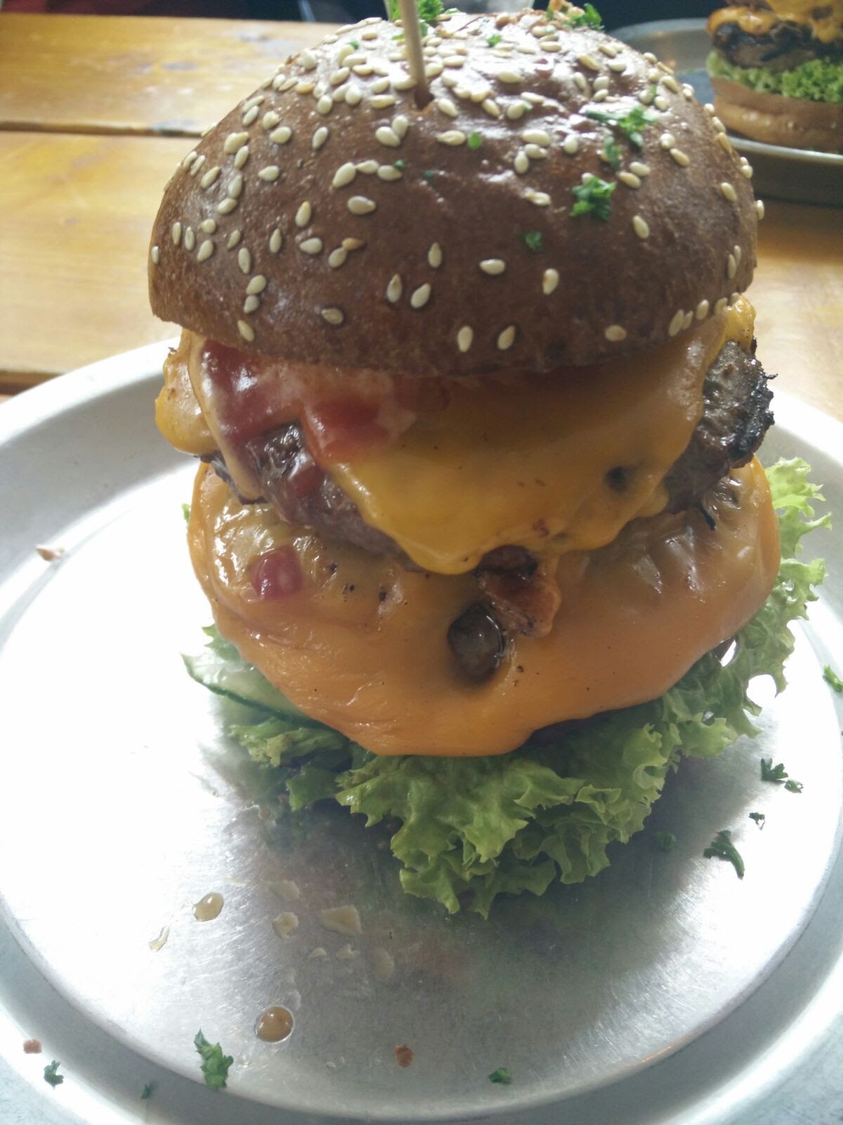 A burger