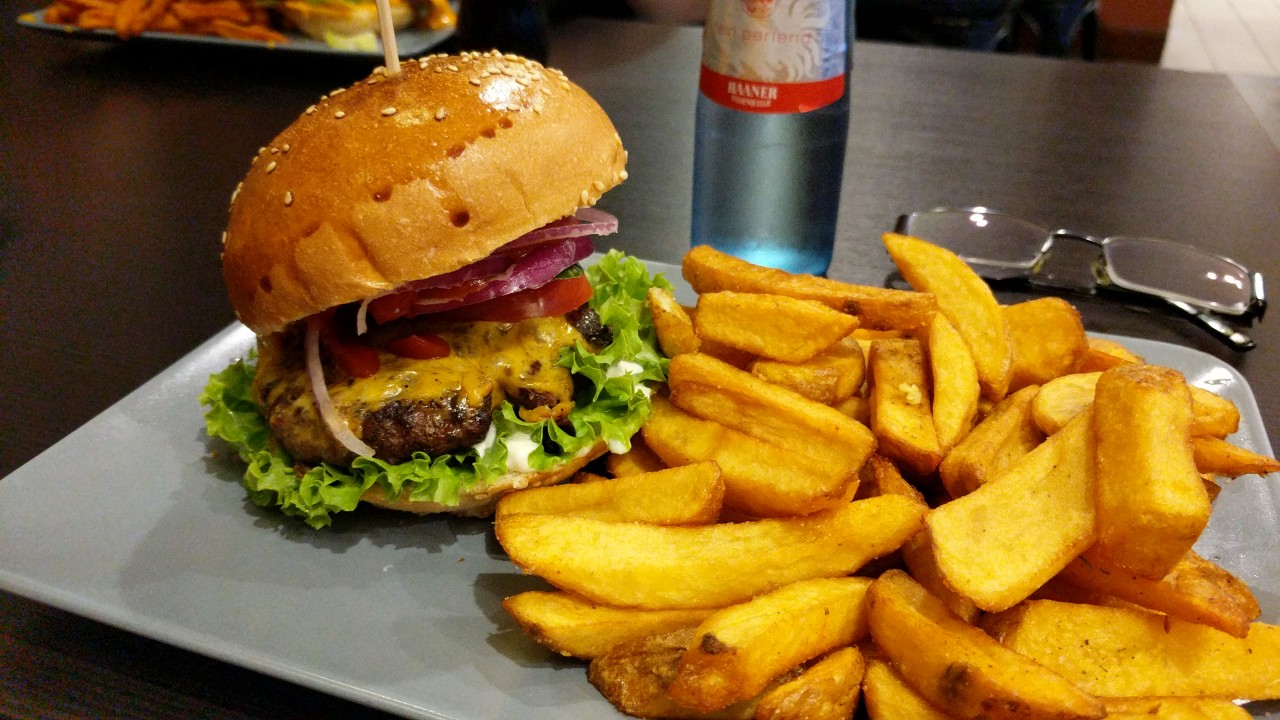A burger