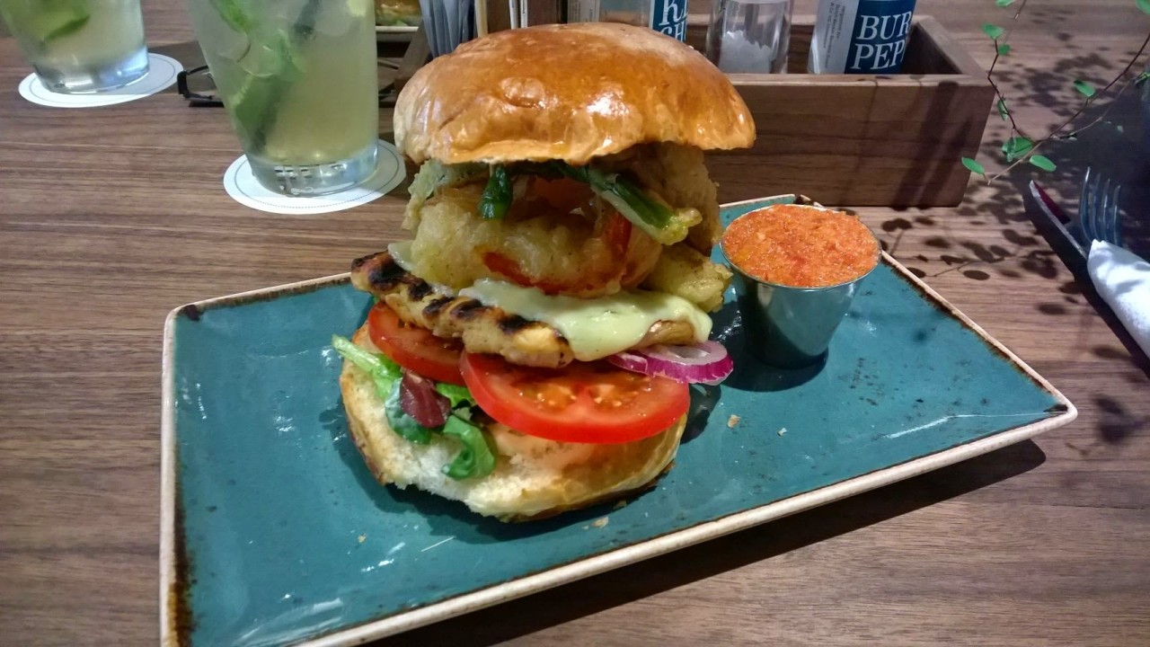 A burger
